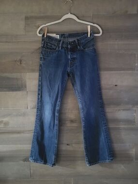 Abercrombie Kids Baxter Bootcut Boys Jeans Dark Wash Y2K Size 12